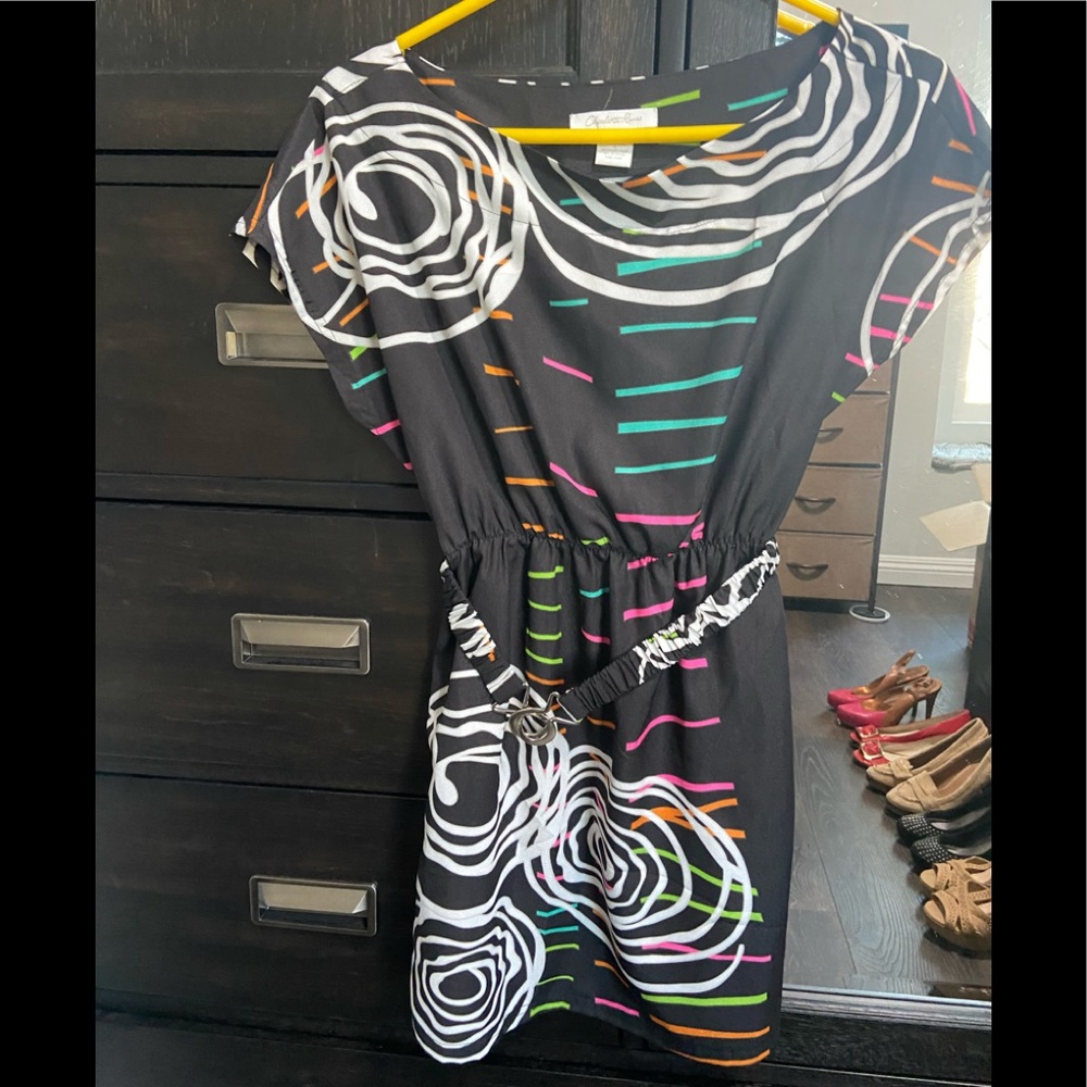 Rainbow swirl top/ dress Charlotte Rouse size small